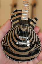 Load image into Gallery viewer, ZAKK WYLDE Vertigo Natural Wood Custom 1:4 Scale Replica Guitar ~New~