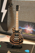 Load image into Gallery viewer, ZAKK WYLDE Vertigo Natural Wood Custom 1:4 Scale Replica Guitar ~New~